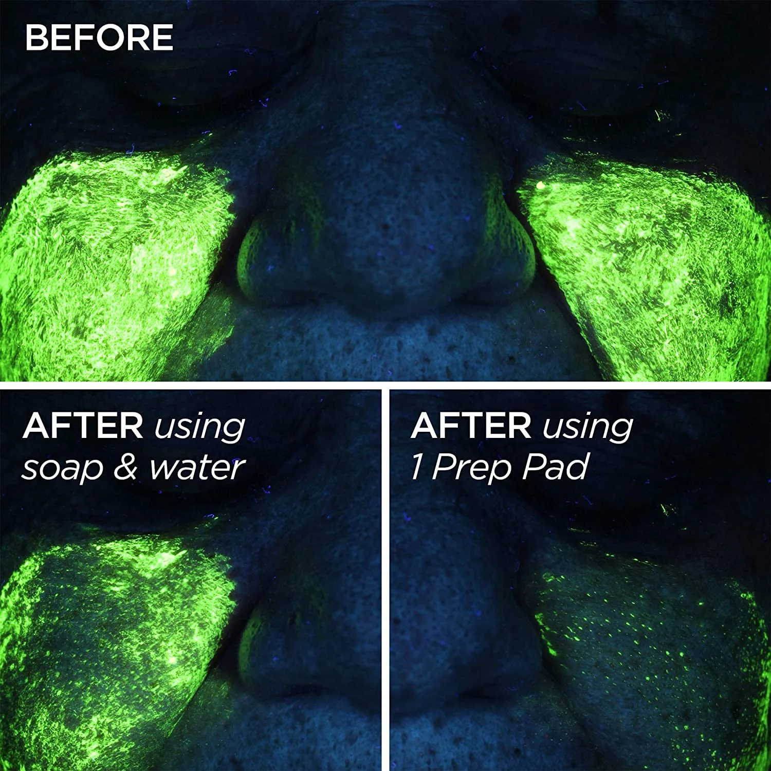 BeautyBio Prep Pads Clarifying Skin Cleansing Wipes and SteriGLO Peptide, 30 Count