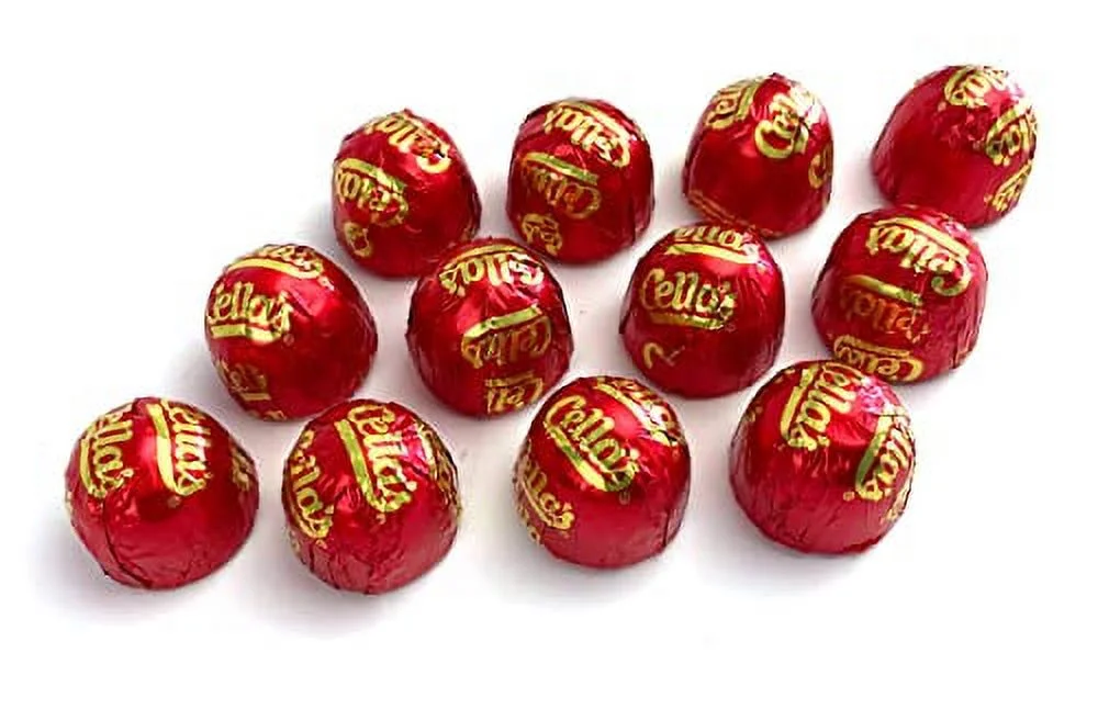 Cella's Milk Chocolate Covered Cherries, 6 oz Packages in a BlackTie Box (Pack of 2)