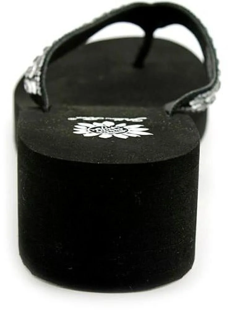 Yellow Box Womens Sparrow Leather Split Toe Casual Platform Sandals