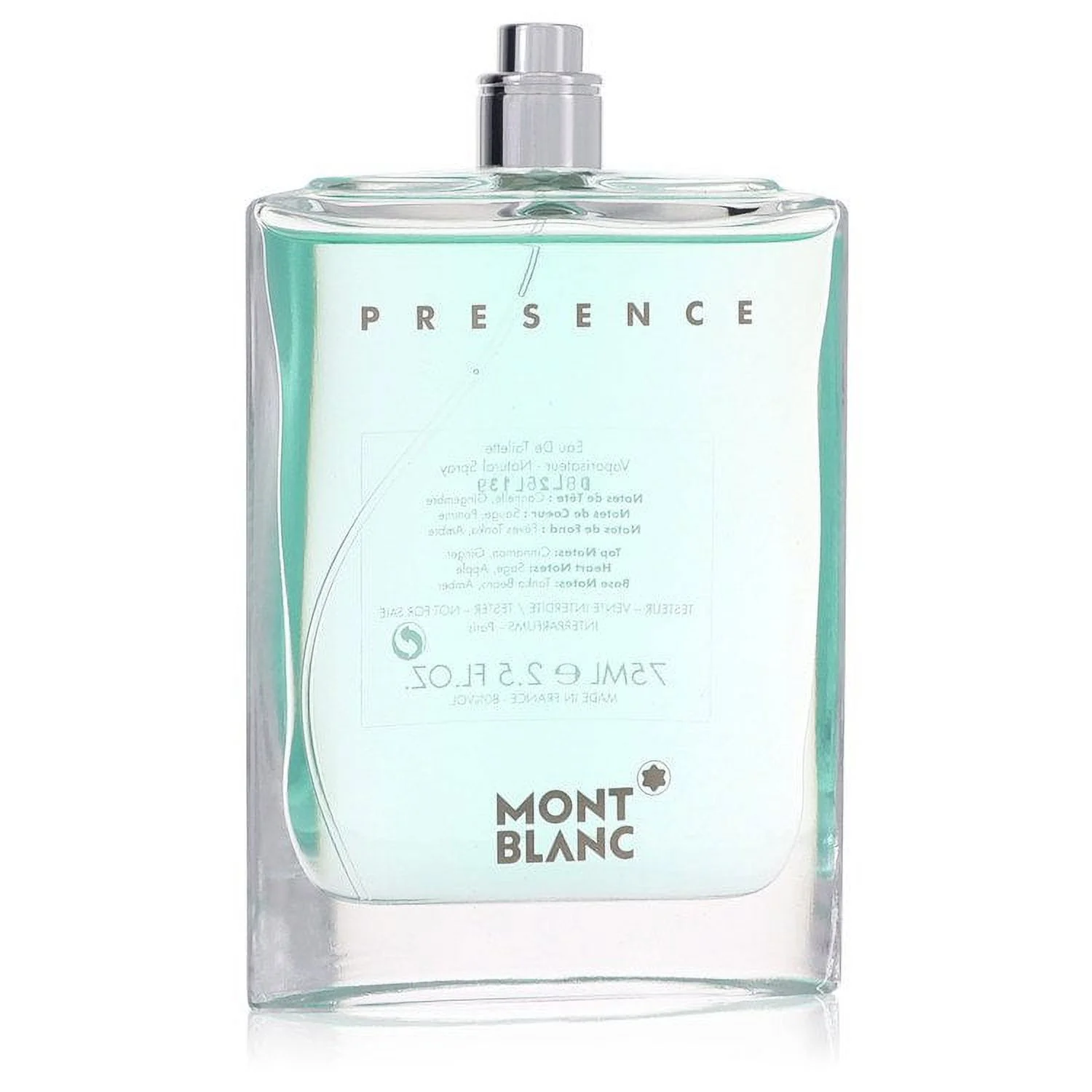 Presence by Mont Blanc Eau De Toilette Spray 2.5 oz for Men - Brand New