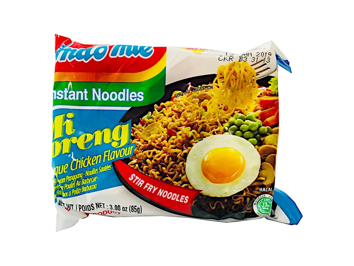 Indomie BBQ Chicken Fried Noodles 85g Pack of 10