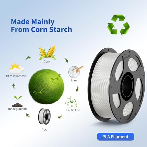 ANYCUBIC PLA+ 3D Printer Filament Bundle, PLA Plus 1.75mm Dimensional Accuracy +/- 0.02mm, Fit Most FDM 3D Printers, 1KG Spool, 2KG Gray+Gray