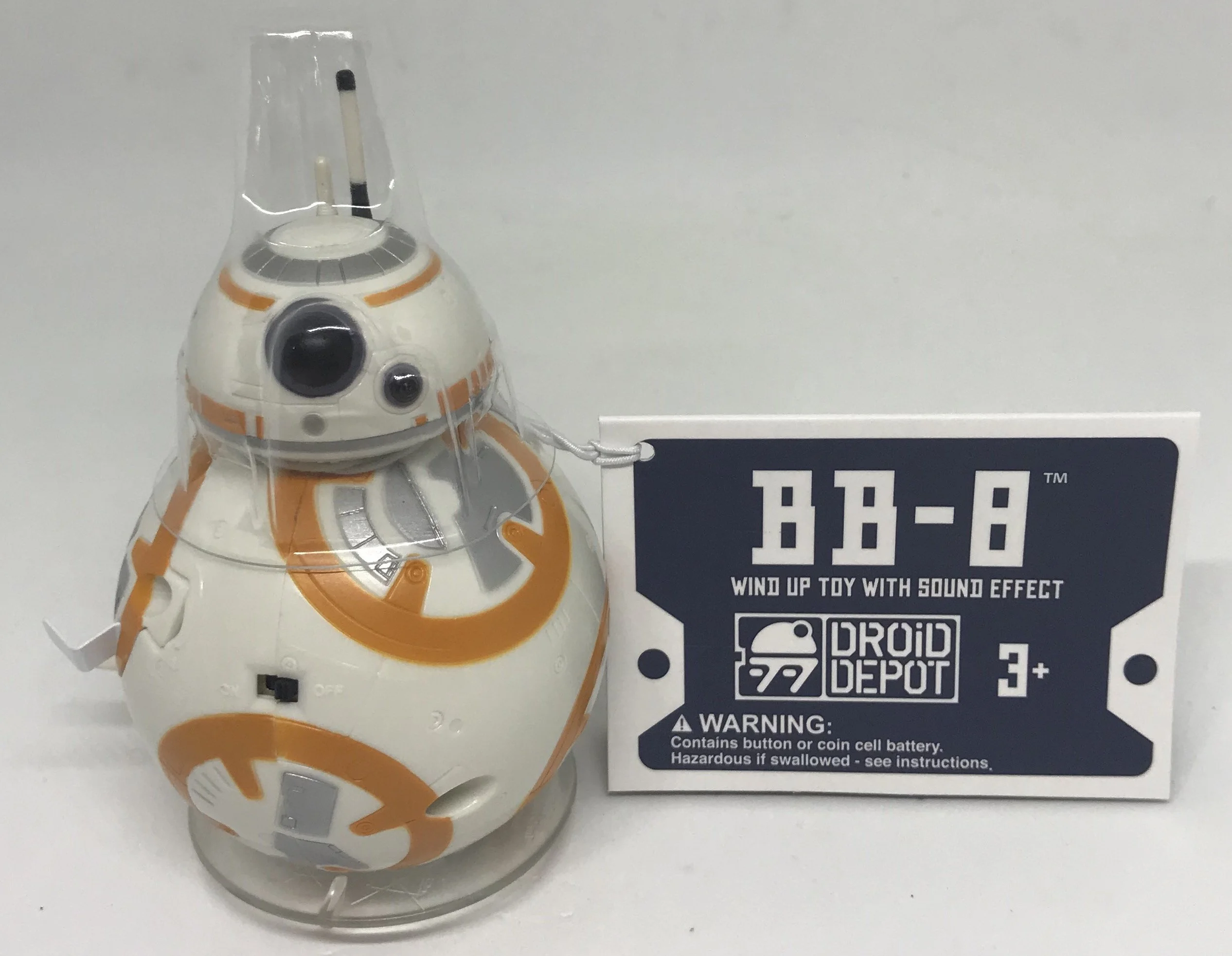 Disney Parks Star Wars Galaxy Edge Droid Depot BB-8 Wind Up Toy Sound New w Tag