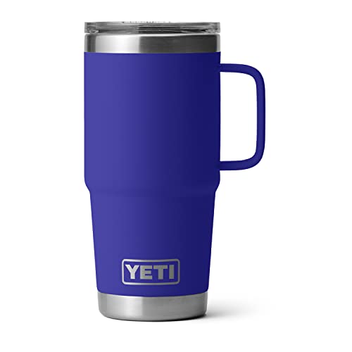 YETI Rambler 20 oz Travel Mug, Stainless Steel, Vacuum Insulated with Stronghold Lid