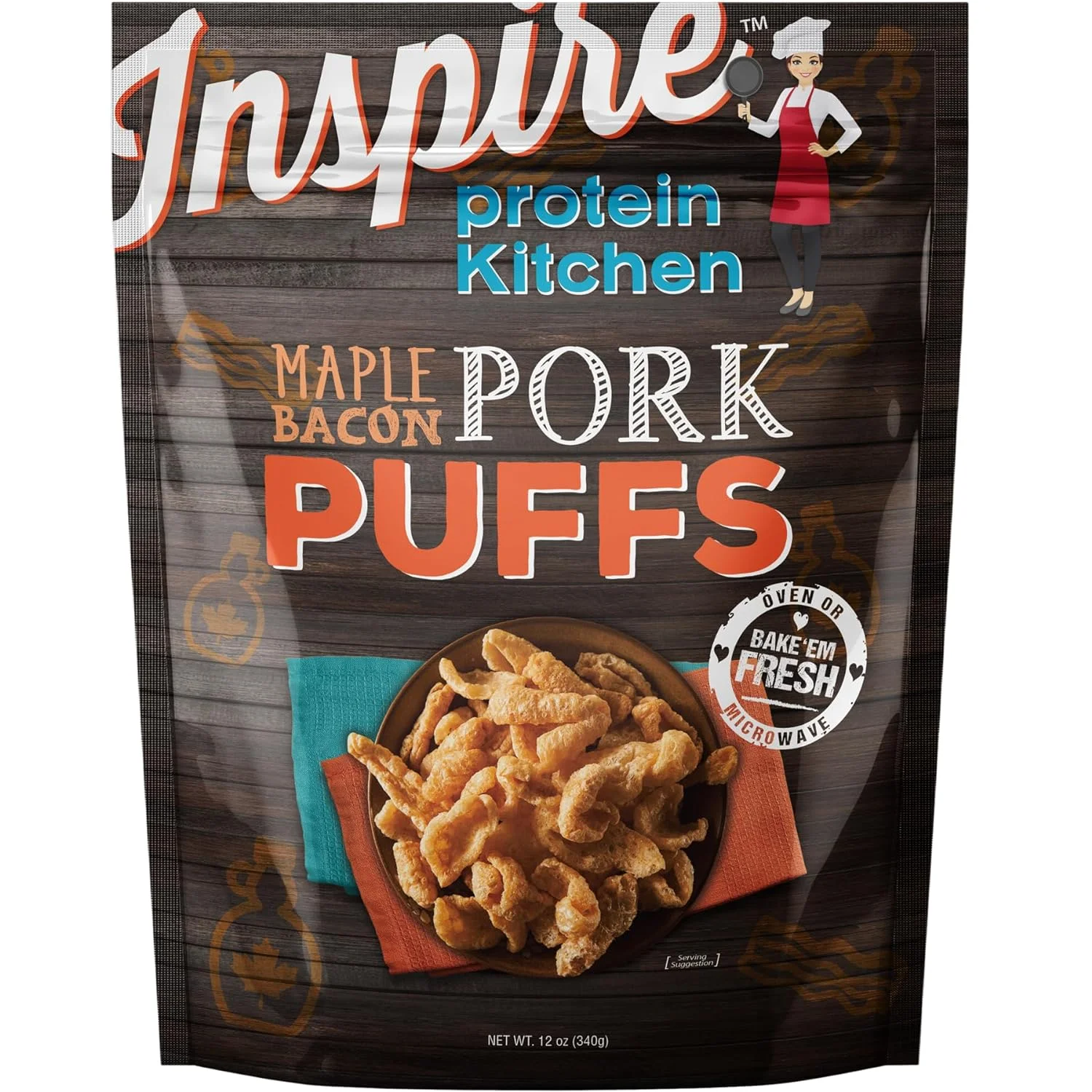 Inspire Pork Rind - 24 Servings By (Maple)