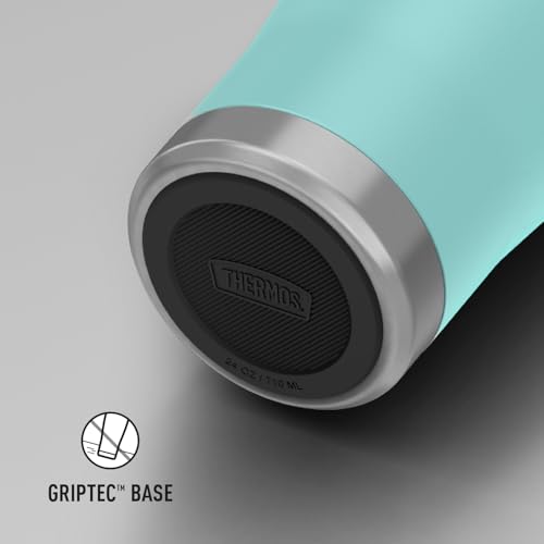 THERMOS ICON SERIES, Stainless Steel Cold Tumbler with Slide Lock, 24 Ounce, Sandstone