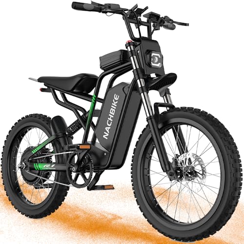 50MPH 6000W / 40MPH 3000W Electric Dirt Bike for Adults, 60V 25Ah Removable Battery Electric Motorcycle Up to 50miles, 24.5