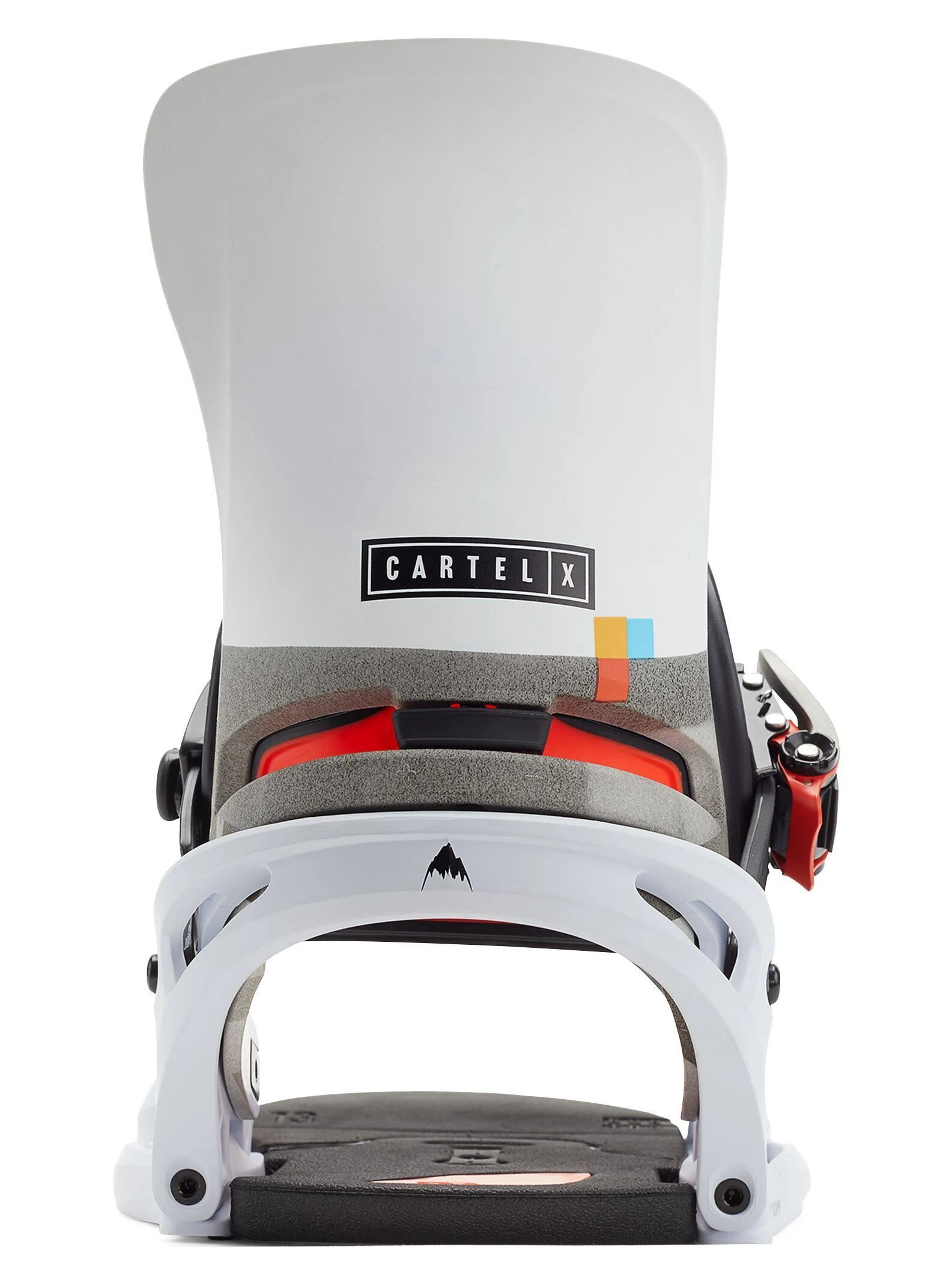 Burton Cartel x Est Snowboard Binding White/Black/Multi, M