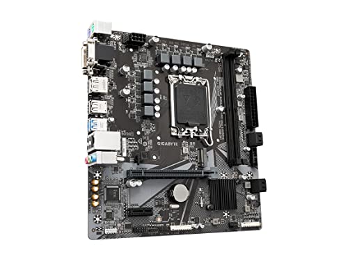 GIGABYTE H610M S2H (H610/ Intel/LGA 1700/ Micro ATX/ DDR5/ Single M.2/ PCIe 4.0/ USB 3.2 Gen1/ Realtek GbE LAN/Motherboard)
