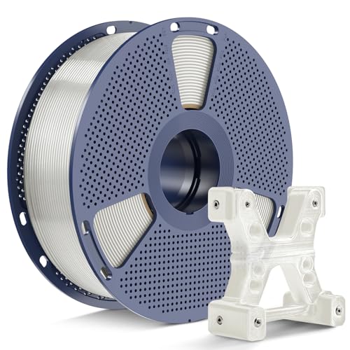 PETG Filament 1.75mm 2025 Upgrade Spool Compatible with Bambulab Refill Filament, 2kg(4.4lbs) SUNLU PETG 3D Printer Filament, 1.75mm Dimensional Accuracy +/- 0.02mm, Black+Black Bundle