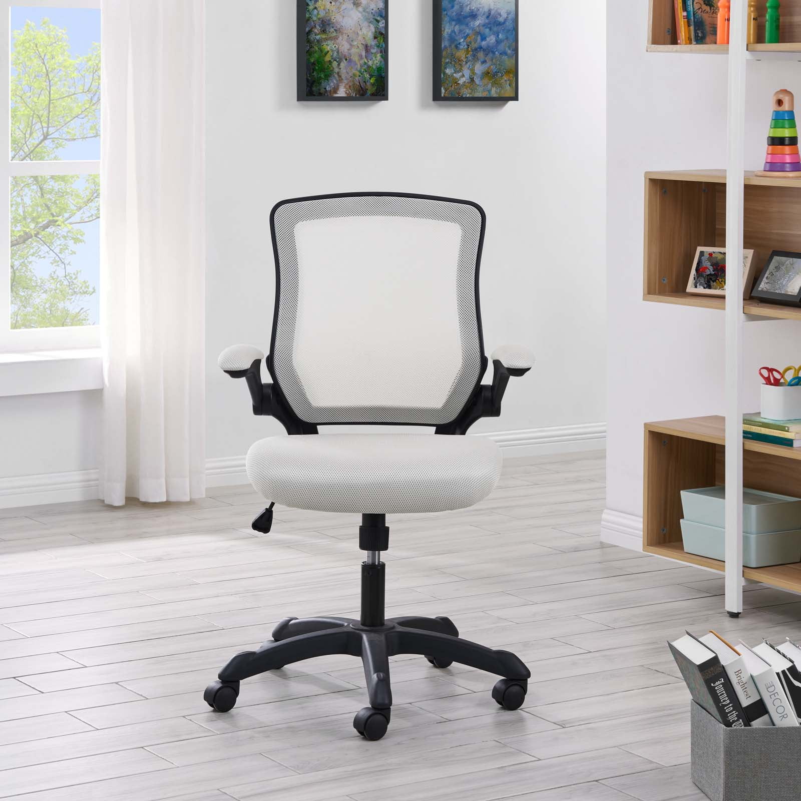 Modway Veer Mesh Office Chair in Gray
