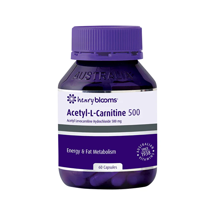 Henry Blooms Acetyl-L -Carnitine 500 60c