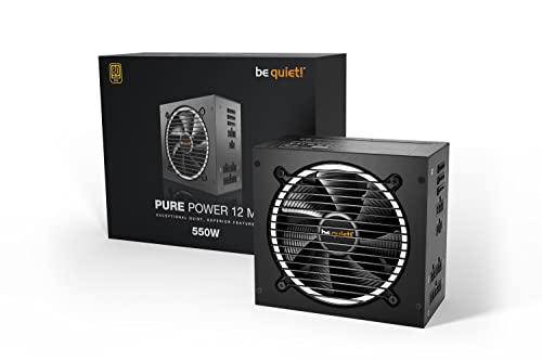 be quiet! BN513 Pure Performance Power 12 M 1200W Modular Quiet Performance Power Supply | 80 Plus Gold | ATX 3.0 | for PCIe 5.0 GPUs and GPUs with 6+2 pin connectors | Silent 120mm Fan | BN513