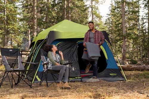 Coleman Instant Tent with 1-Minute Setup, 4/6/8/10 Person Tent with Pre-Attached Poles, Air Vent, & Carry Bag
