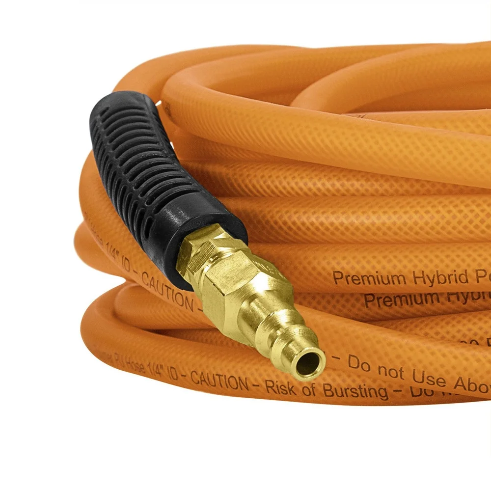 Freeman PPH100WF Polyurethane Polymer Hybrid 100-Foot Air Hose with 1/4 in. NPT Fittings