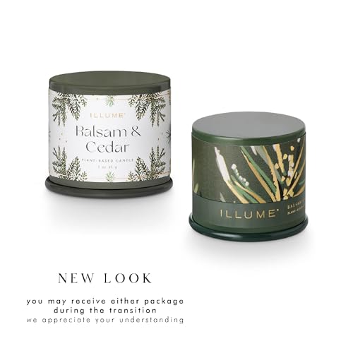 ILLUME Vanity Tin Candle, Balsam & Cedar