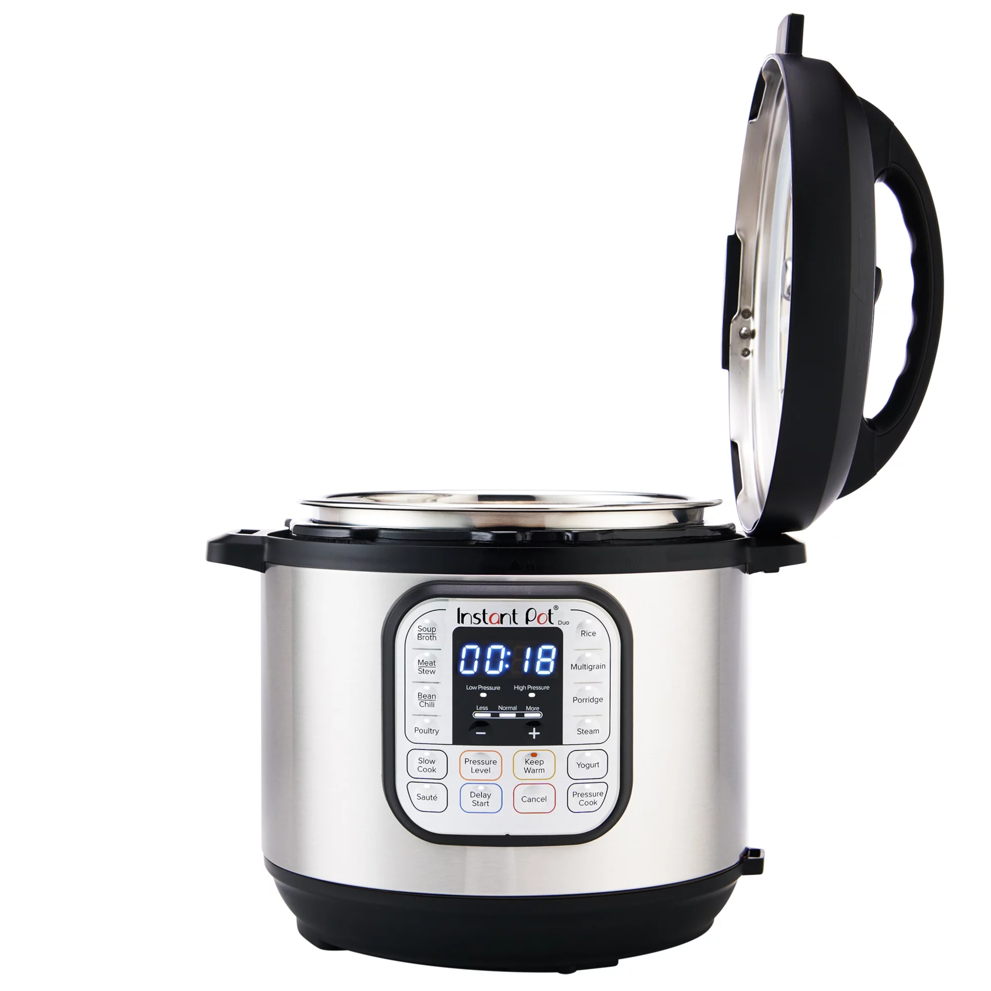 Duo 7-in-1 Electric Pressure Cooker, Slow Cooker, Rice Cooker, Steamer, Sauté, Yogurt Maker, Warmer & Sterilizer, Includes Free App with over 1900 Recipes, Stainless Steel, 8 Quart
