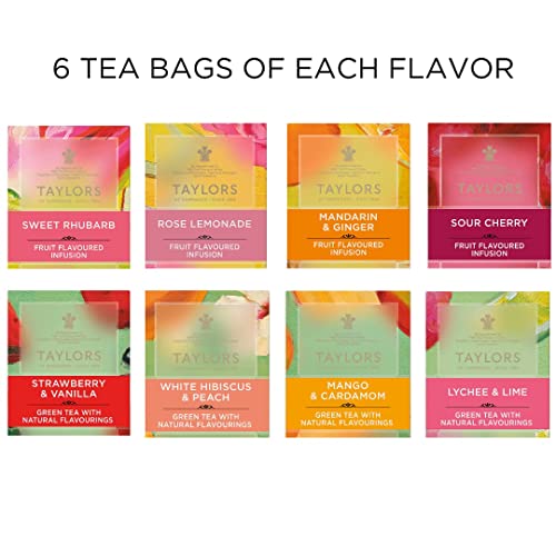 Taylors of Harrogate Assorted Specialty Teas Box , 48 count (Pack of 1)