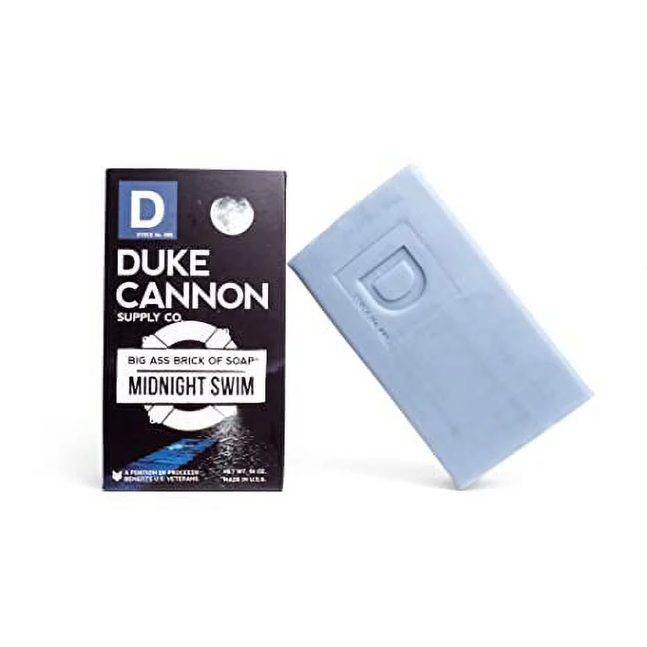 Duke Cannon Supply Co. Big Ass Brick of Bar Soap - Superior Grade, Large Men's Soap with Musky Masculine Scents, All Skin Types, Ocean Scent, 10 oz