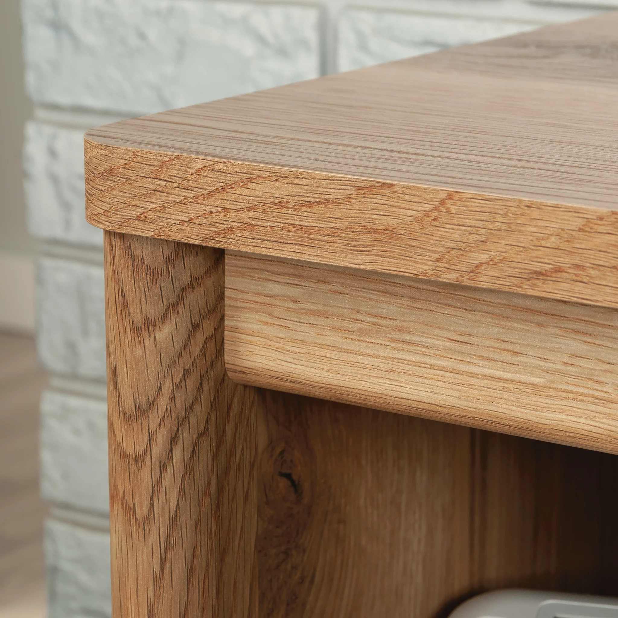 Sauder Dover Edge Home Office Desk, Timber Oak Finish