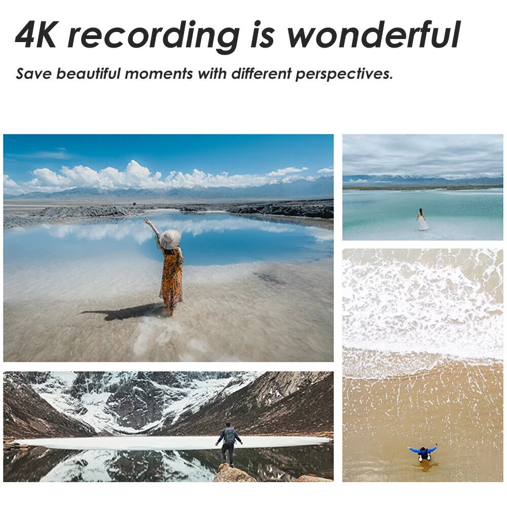 Jahy2Tech E88 Pro RC Drone with 4K HD Dual Camera - WiFi FPV Quadcopter - 4 Batteries Included - Long Flight Time & Multi-Functional