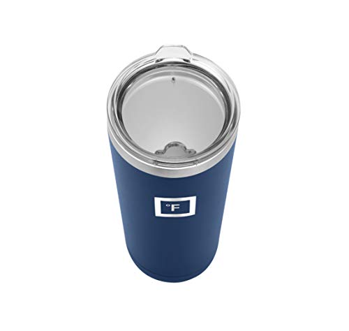 IRON °FLASK Classic Tumbler - Vacuum Insulated Stainless Steel Water Bottle, Double Walled, Drinking Cup, Insulated Travel Mug (Cotton Candy, 24 oz Solid Lid)