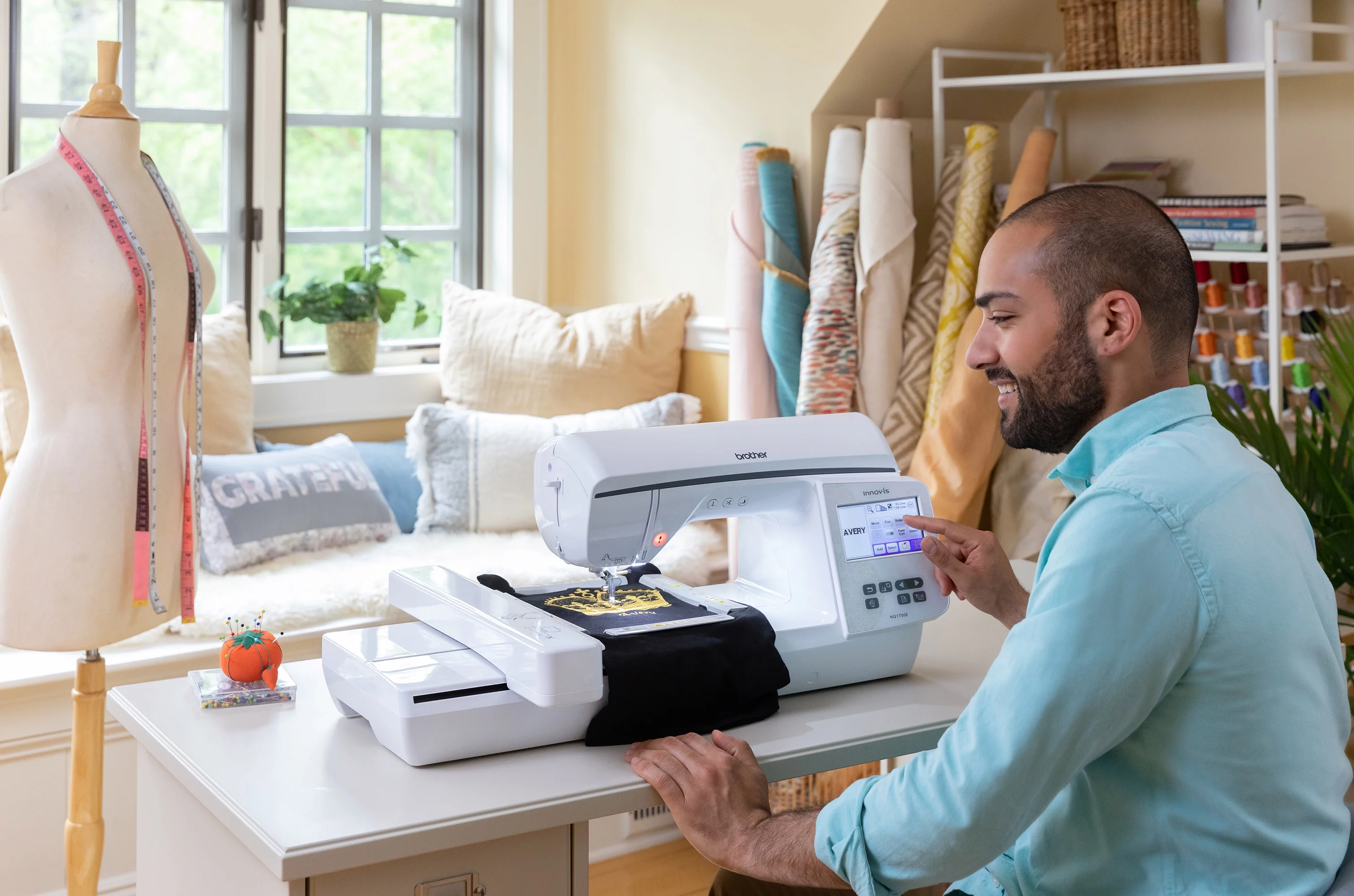 Brother NQ1700E Embroidery Machine with 6