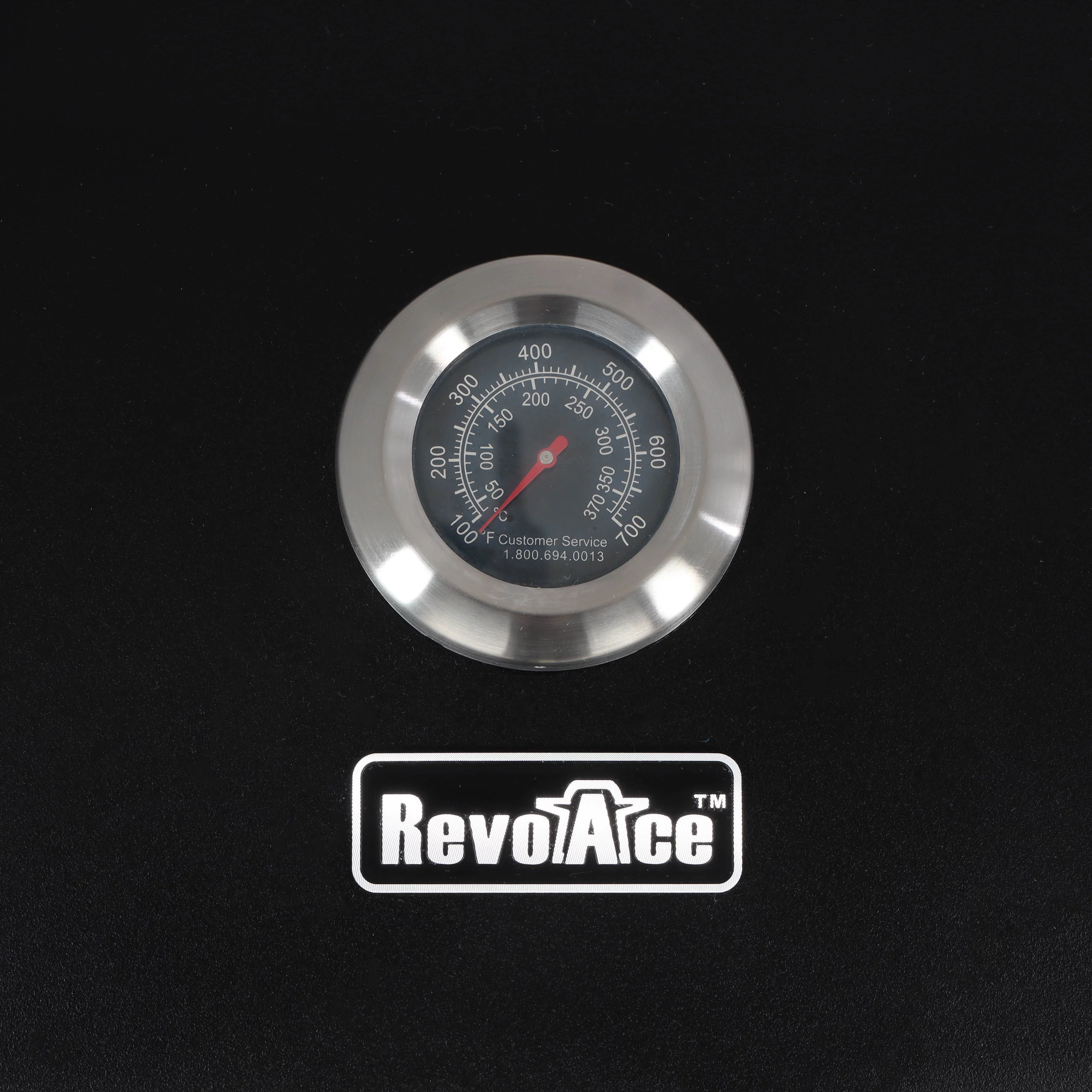 RevoAce Dual Fuel Gas & Charcoal Combo Grill, Black with Stainless