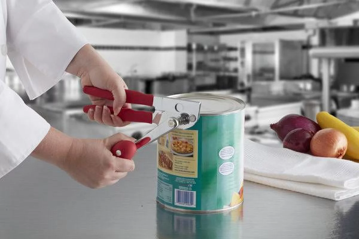 Chef Master 90056 Red 10-5/8 Commercial Can Opener