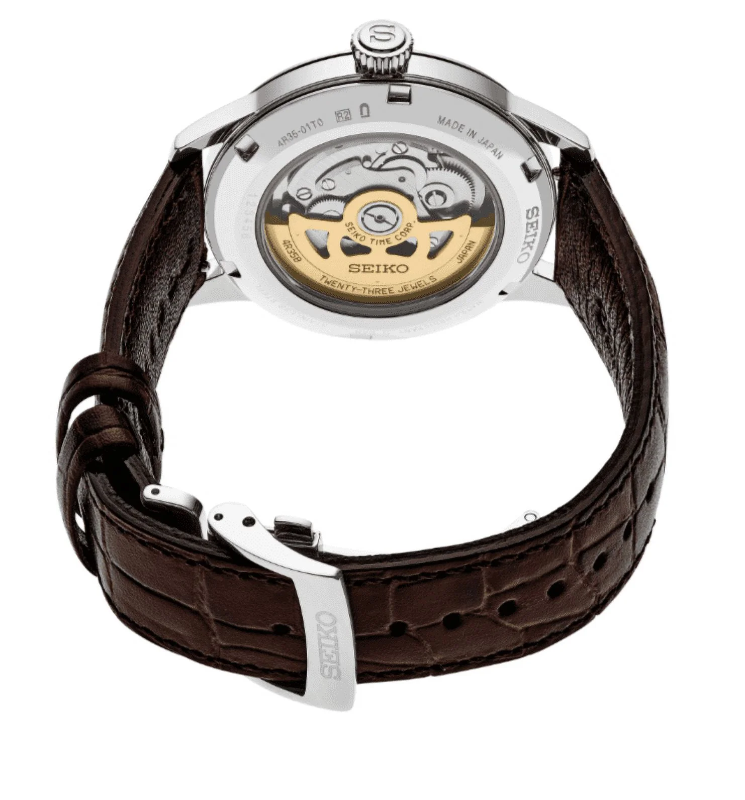 Seiko Presage Cocktail Time SRPK15 Gradated Blue Dial 5 ATM Water Resistant 40.5mm Automatic Men's Watch