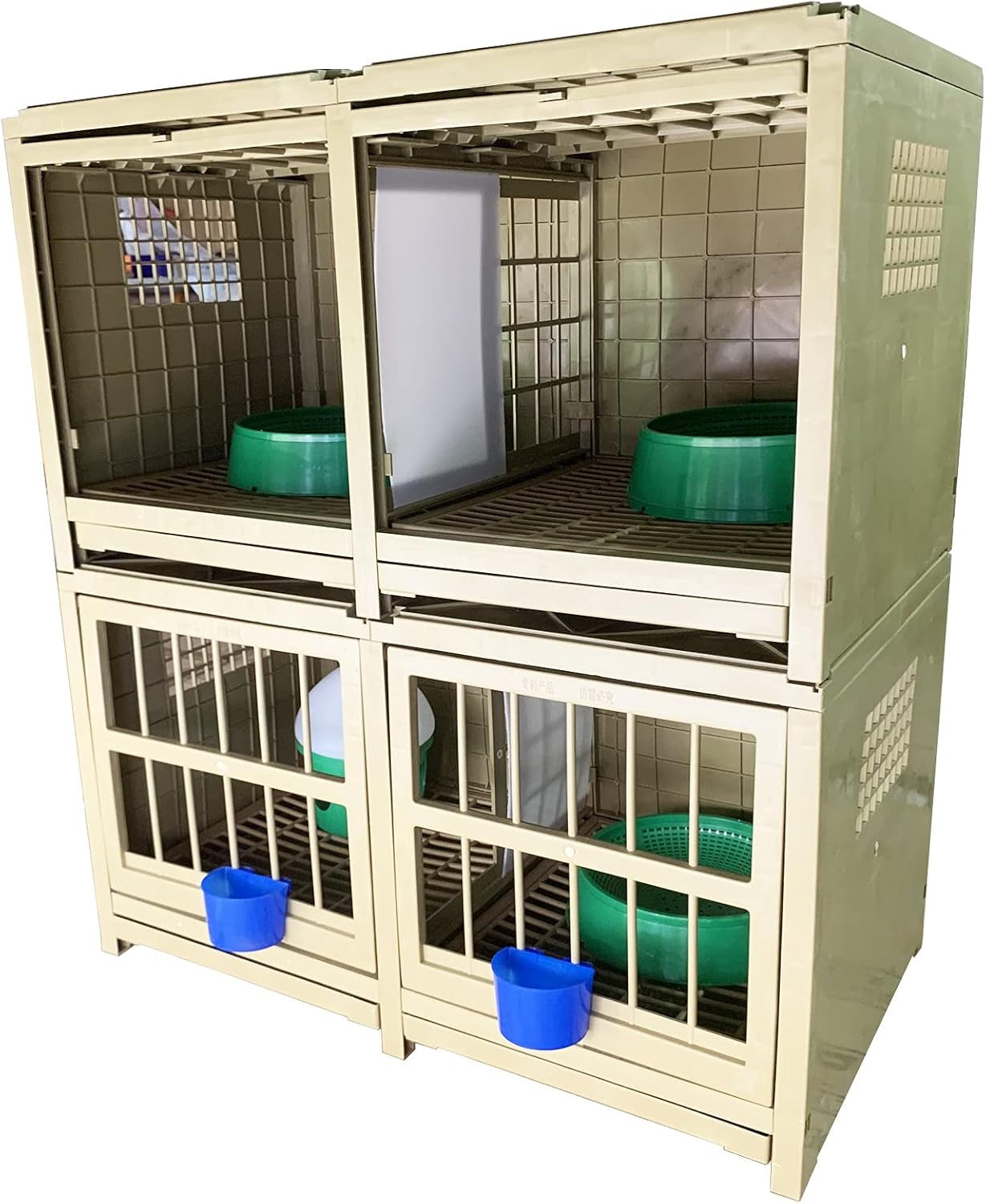 SRRPS PIGEON Pigeon Cage Plastic Pigeon Pairing Cage Bird Cage Pigeon Nest Box Carrier Combination Package Nest Solid Nest Rest and Pairing 32in, 32x18x18 Inch (Pack of 1)