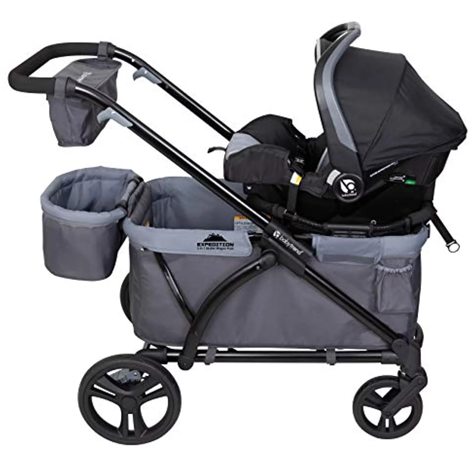 Baby Trend Expedition Wagon Stroller, Solid Print Gray