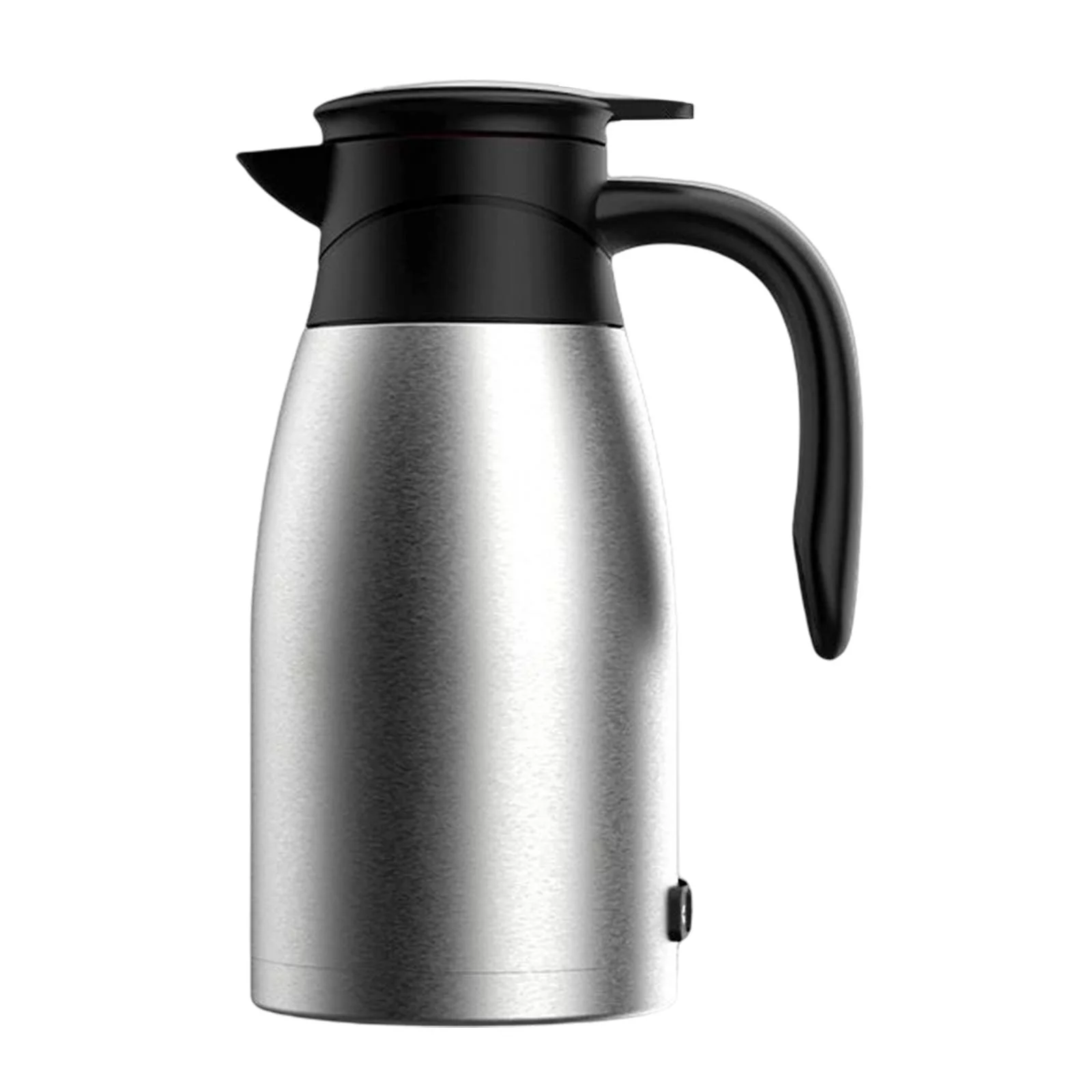 Portable 12V Car Kettle Boiler Temp Display Stainless Steel 1400ml Hot Water Kettle Heater Cup for Tea Milk Water Travel Outdoor