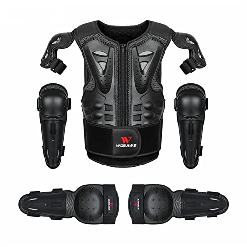 SAXAYWWD Kids Protective Armor,Motorbike Kids Full Body Protector Chest Spine Protector Vest Protective Armor Gear Guard Protection Ski Protection Vests, Bikes, Snowboards, Motocross Sports