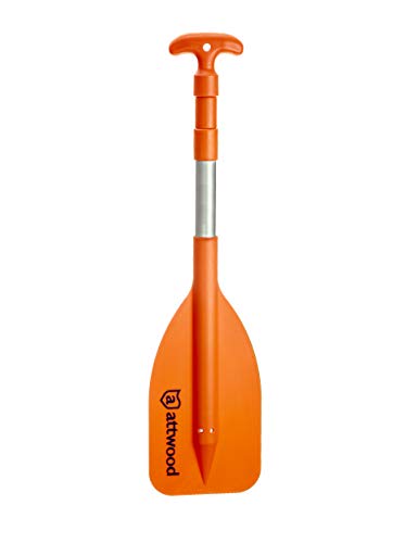 Attwood Emergency Telescoping Paddle for Boating, Orange