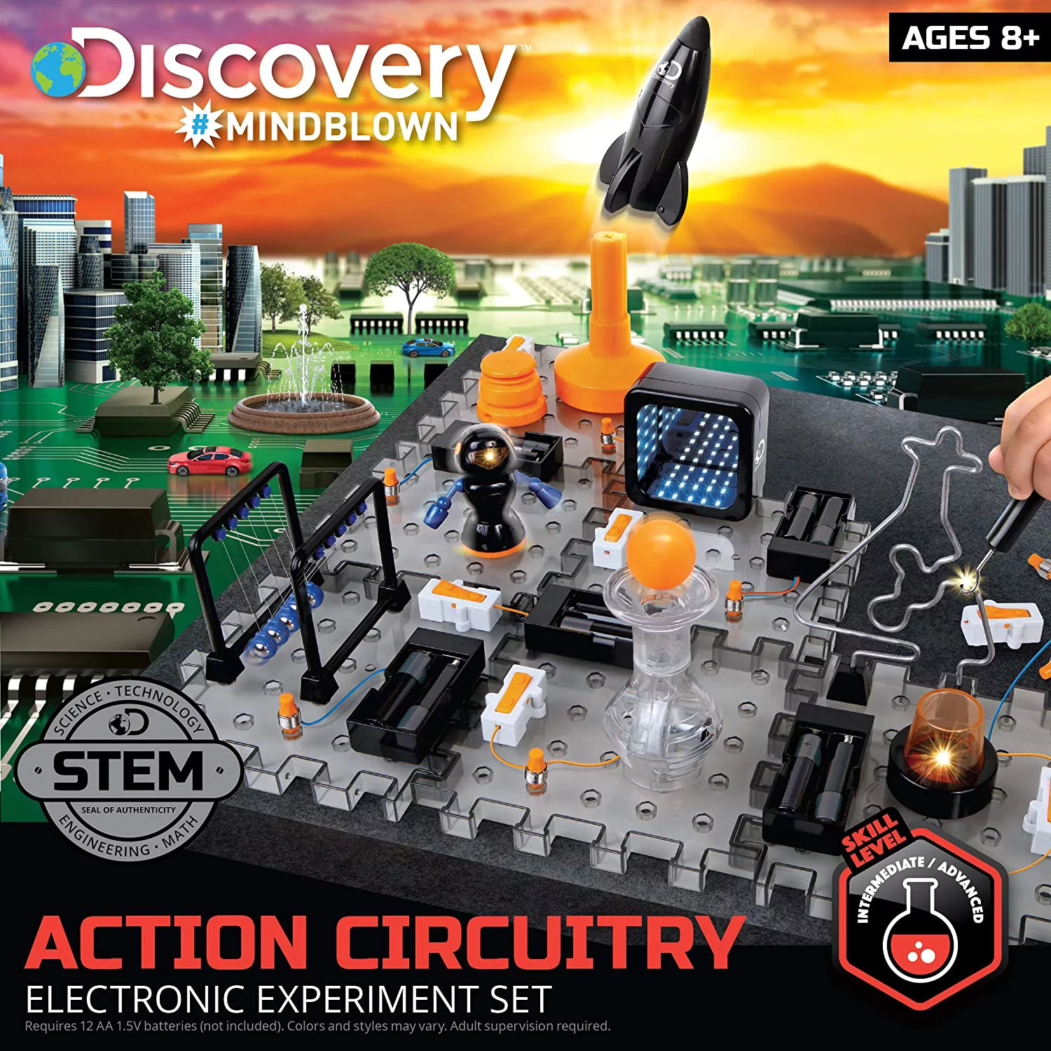 Discovery #Mindblown Action Circuitry Electronic Experiment STEM Science Kit
