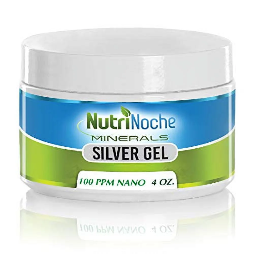Nutrinoche Colloidal Silver Gel - 4 Ounces - 100 PPM Silver Gel