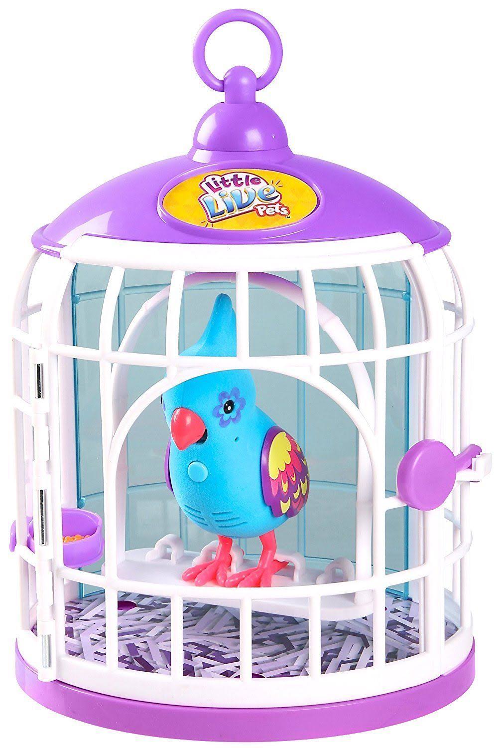 Little Live Pets Season 3 Bird with Cage - Funky Feathers