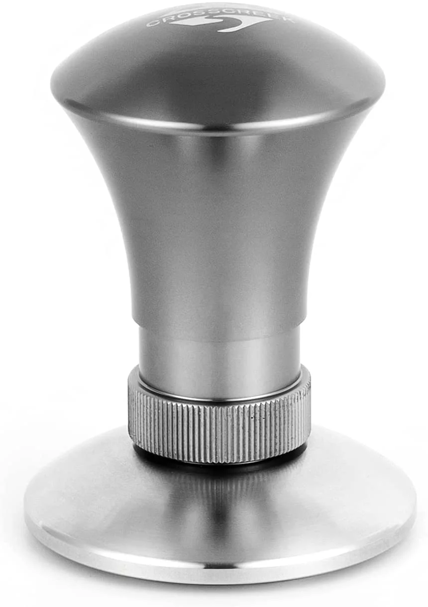 58mm Coffee Tamper, Espresso Tamper Barista 58mm Hand Tamper by CrossCreek with Stainless Steel Flat Base 6296-51202-01A