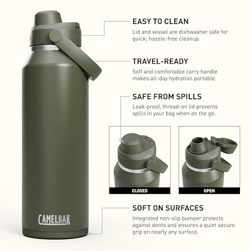 CamelBak Thrive Chug Insulated Stainless Steel Water Bottle Sky Blue, 32oz