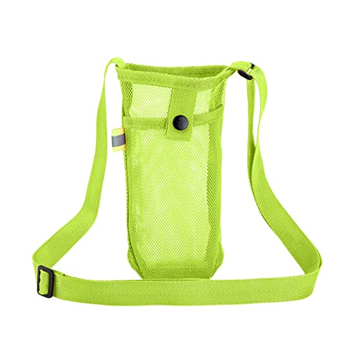 Sling Bag with Water Bottle Holder 25/32/40 Oz Premium Water Bottle Carrier with Strap and Phone Pocket Water Bottle Pouch Water Bottle Accessories for Hiking Camping Walking Cycling Travelling