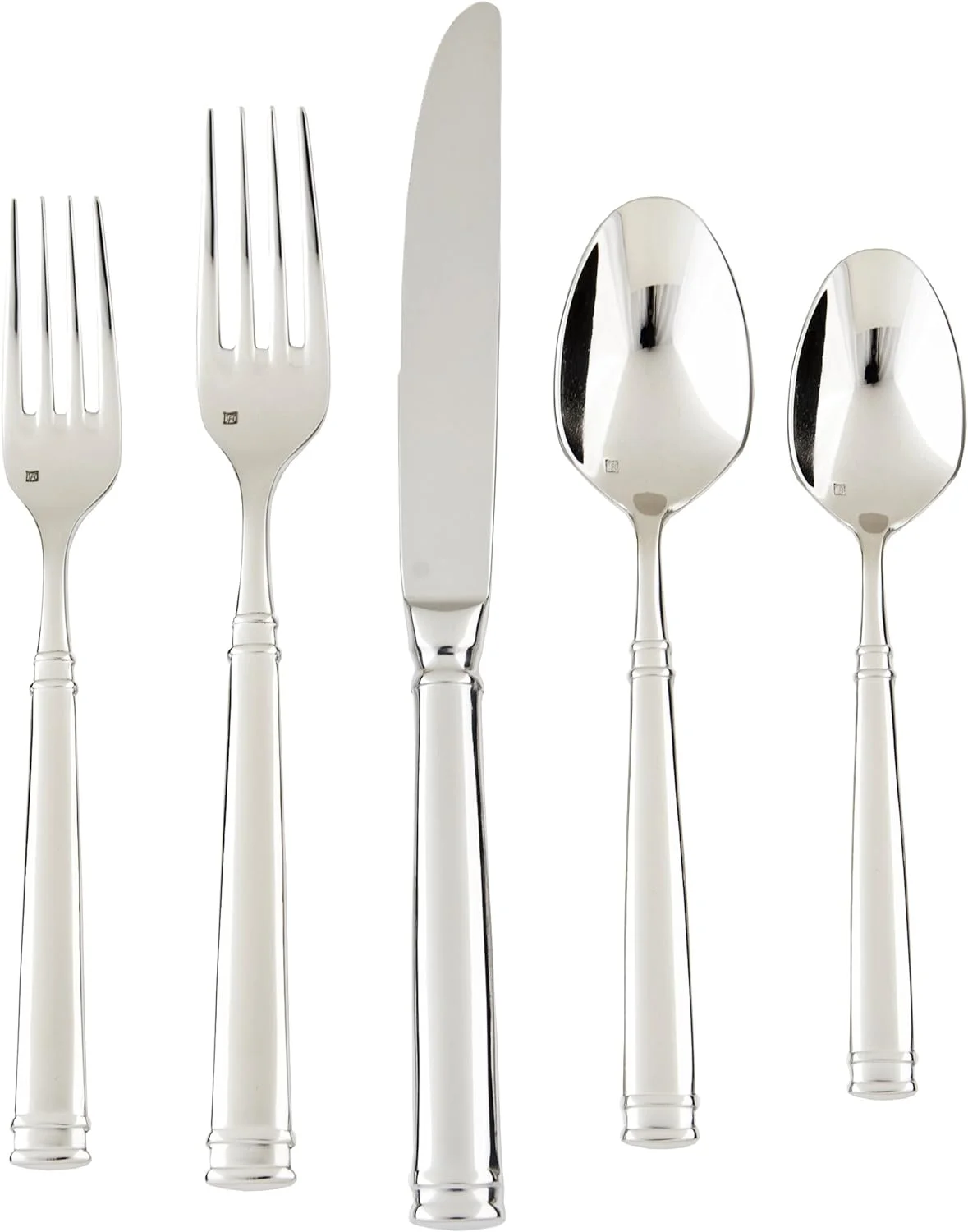 Bistro 18/10 Stainless Steel Flatware, 5 Piece Place Setting, Service For 1