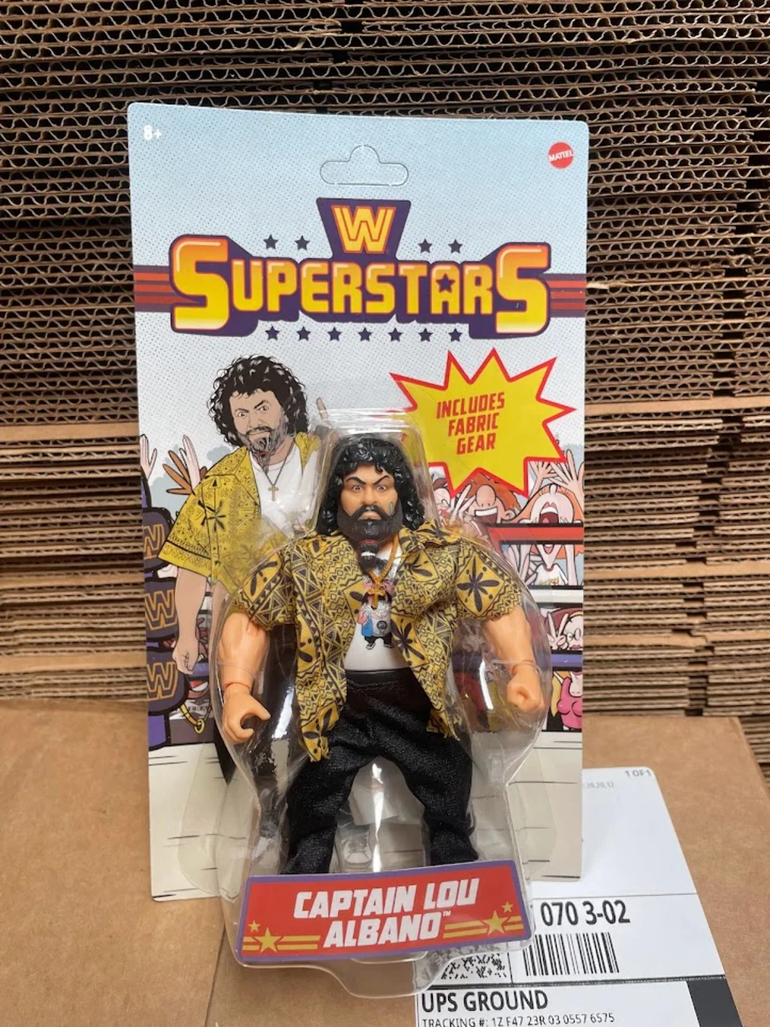 WWE Action Figure Captain Lou Albano Superstars, 16 Points of Articulation plus Accessories