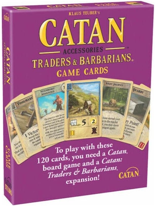 Catan Expansion: Traders and Barbarians Game Cards