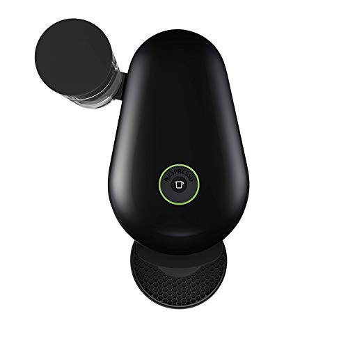 Nespresso Vertuo Plus Coffee and Espresso Maker by Breville, Ink Black with Aeroccino Milk Frother