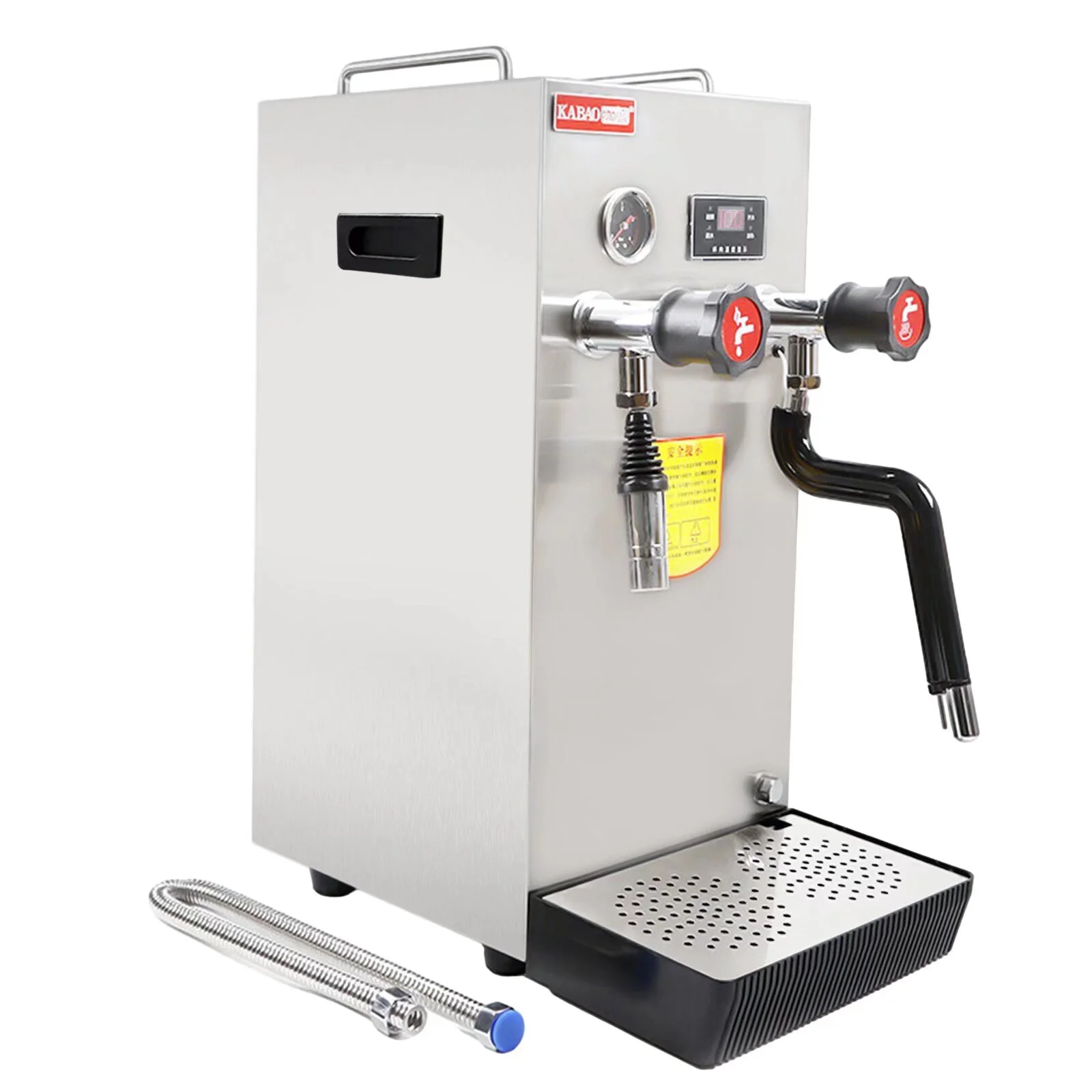 OUKANING Professional Espresso Coffee Milk Foam Machine 8L Steam Water Boiling Machines