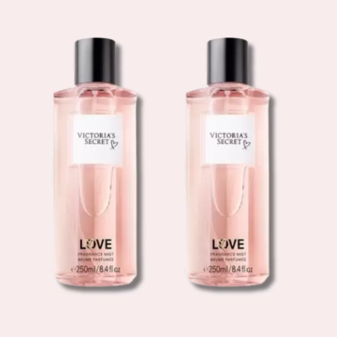 Pack of 2 Mist Love by Victoria's Secret for Women - 8.4 oz Fragrance Mist