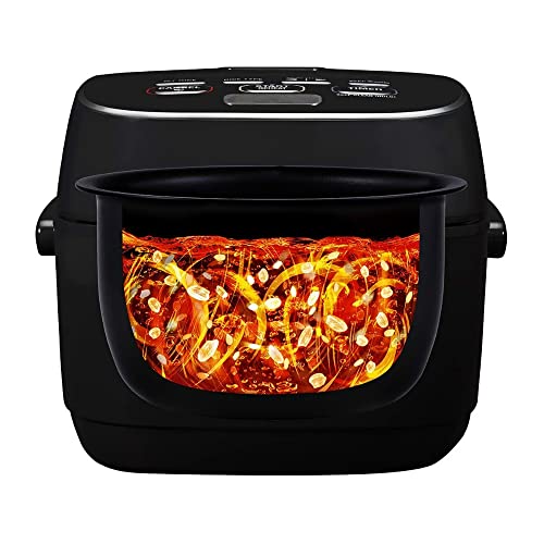 Zojirushi NW-JEC10BA Pressure Induction Heating (IH) Rice Cooker & Warmer, 5.5-Cup, Made in Japan