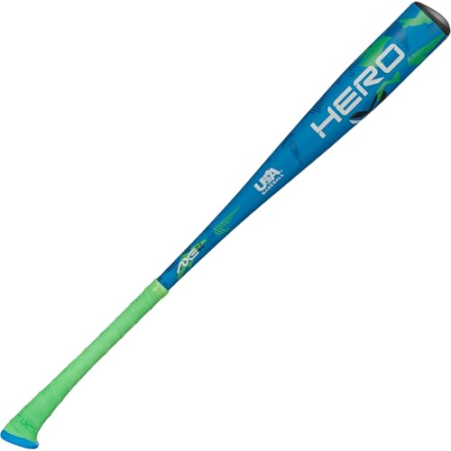 Axe | Hero | USA Baseball Bat | Drop -12 | 1-Piece Alloy | 2 1/2