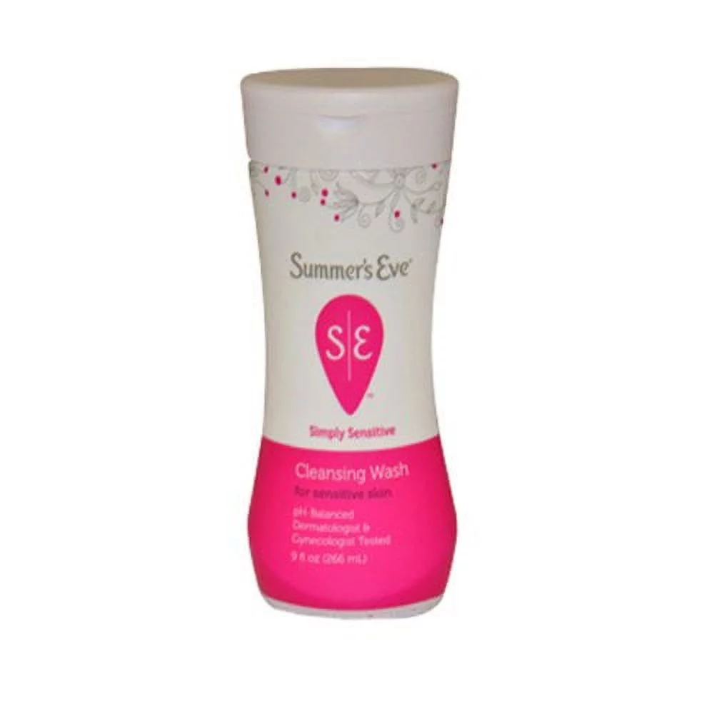 4 Pack - Summer's Eve Cleansing Wash Sensitive Skin 9 oz Each